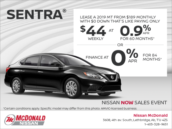Get the 2019 Sentra Today!