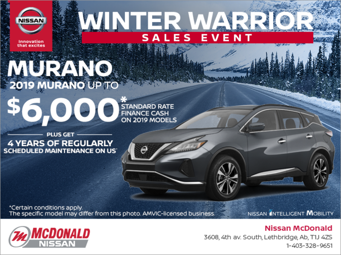 Get the 2019 Murano today!