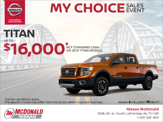 Get the 2019 Nissan Titan Today!