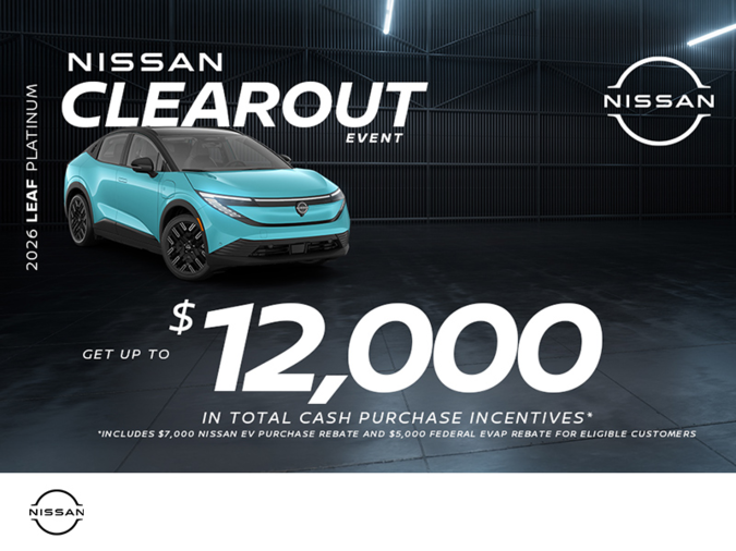 Get the 2026 Nissan Leaf!