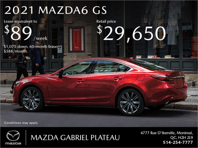 Mazda Gabriel Plateau - Get the 2021 Mazda6!