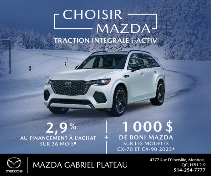 Mazda Gabriel Plateau - L'événement Choisir Mazda