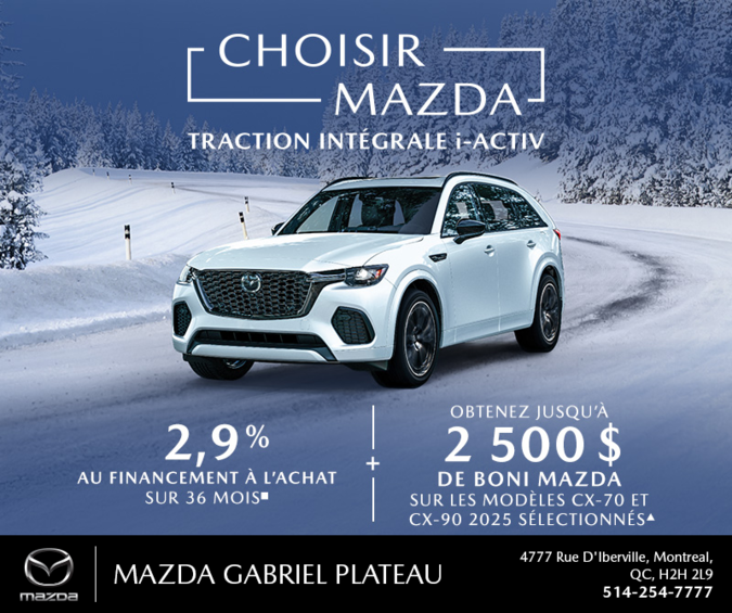 Mazda Gabriel Plateau - L'événement Choisir Mazda