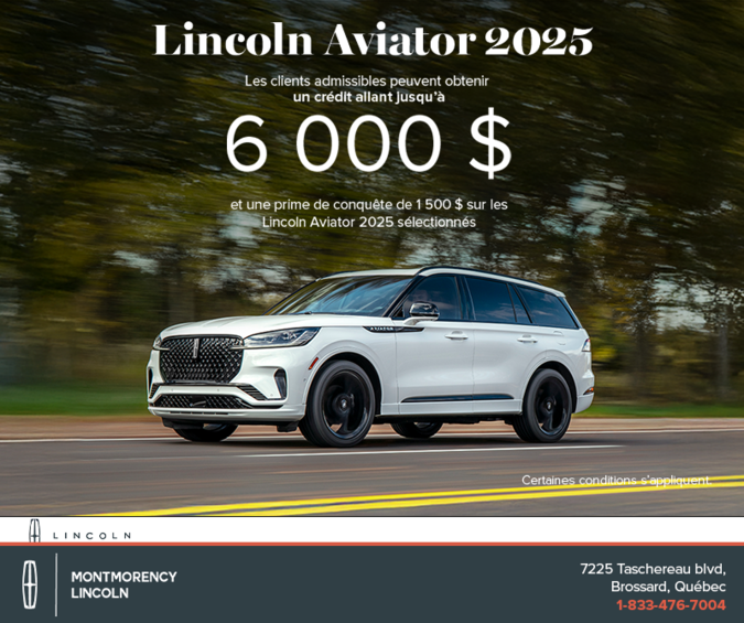 Le Lincoln Aviator 2025 !
