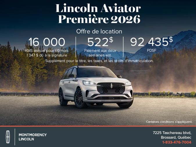 Le Lincoln Aviator 2026 !