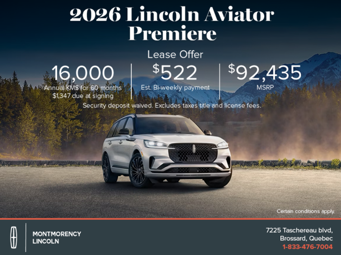 The 2026 Lincoln Aviator!