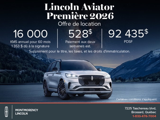 Le Lincoln Aviator 2026 !