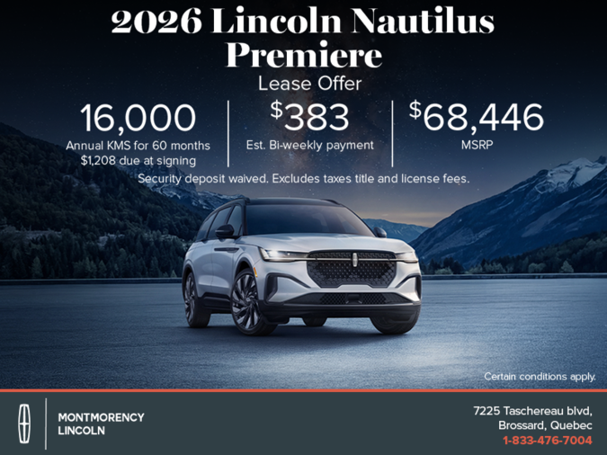 The 2026 Lincoln Nautilus!