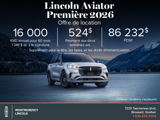 Le Lincoln Aviator 2026 !