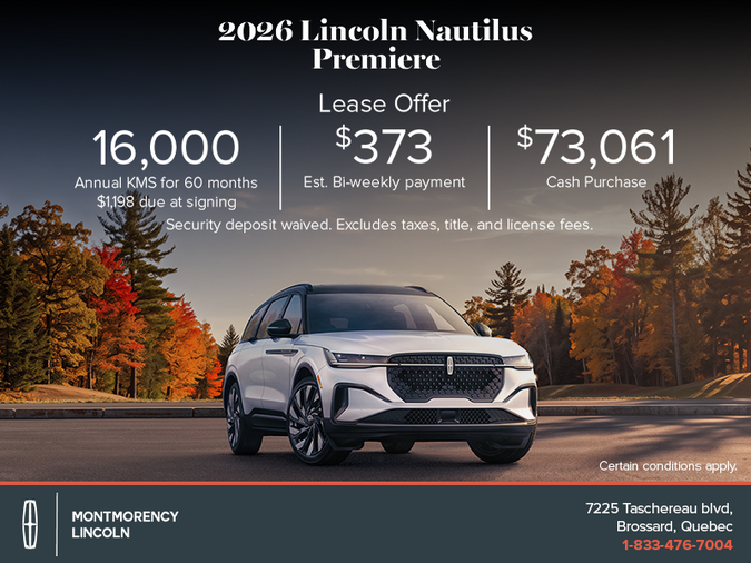 2026 Lincoln Nautilus