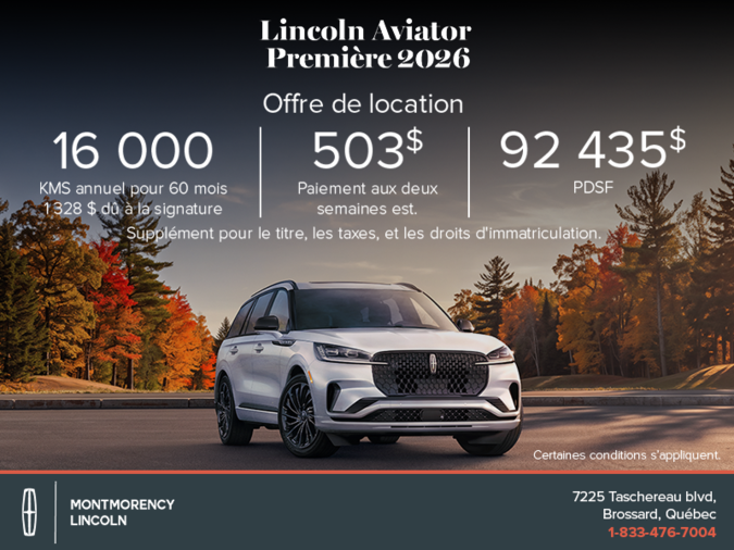 Lincoln Aviator 2026
