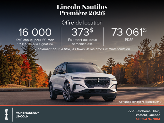 Lincoln Nautilus 2026