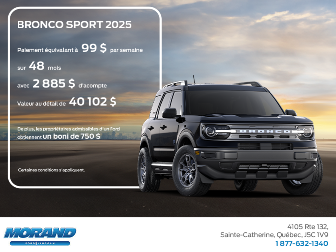 Ford Bronco Sport 2025