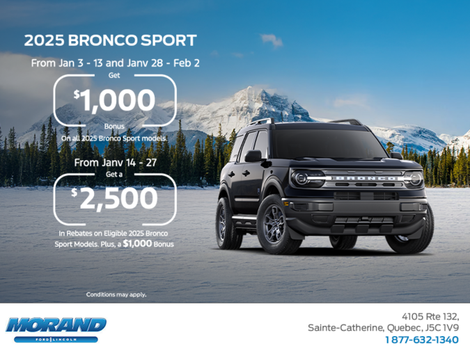 2025 Ford Bronco Sport