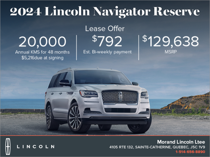 The 2024 Lincoln Navigator!