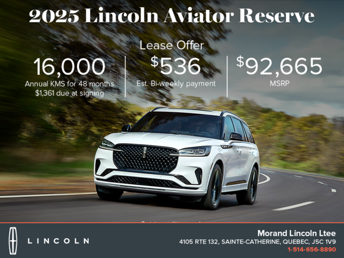 The 2025 Lincoln Aviator!