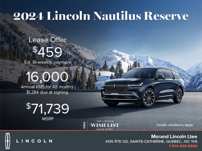 The 2024 Lincoln Nautilus!