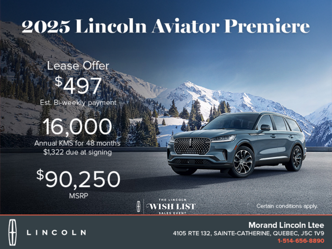 The 2025 Lincoln Aviator!