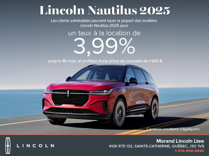 Le Lincoln Nautilus 2025 !
