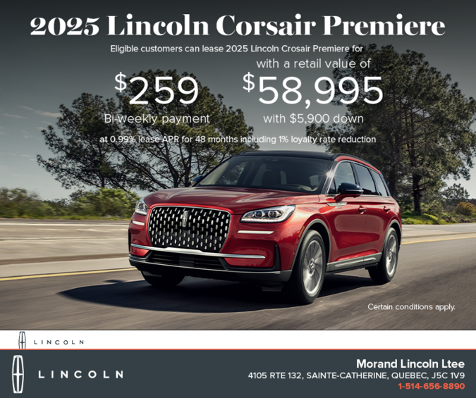 The 2025 Lincoln Corsair!