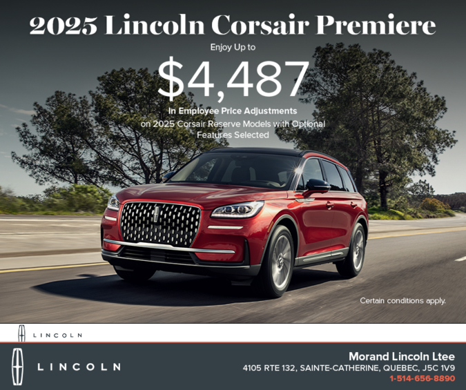 The 2025 Lincoln Corsair!