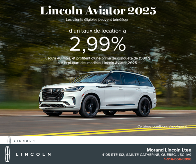 Le Lincoln Aviator 2025 !