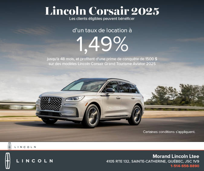 Le Lincoln Corsair 2025!