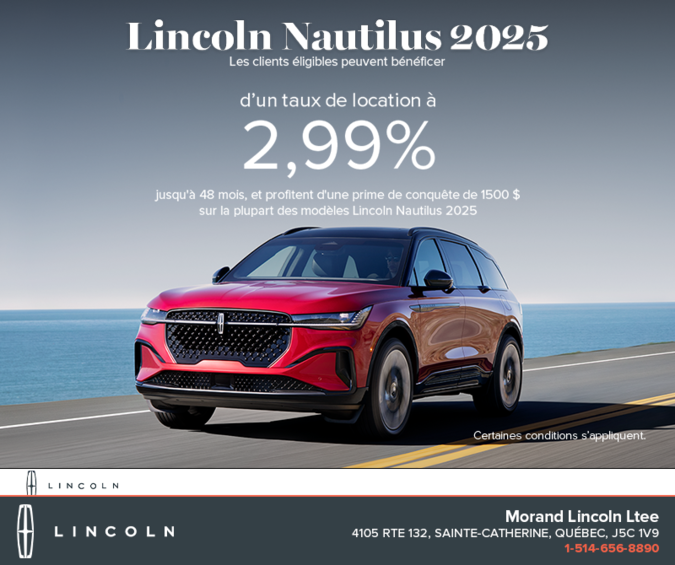 Le Lincoln Nautilus 2025 !