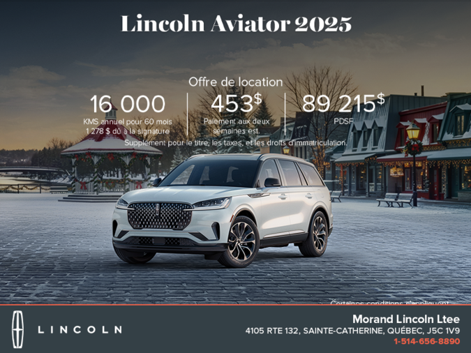 Le Lincoln Aviator 2025 !
