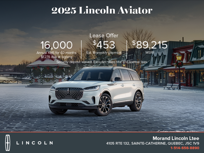 The 2025 Lincoln Aviator!