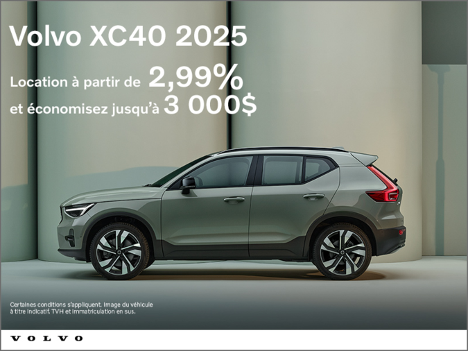 Le Volvo XC40 2025