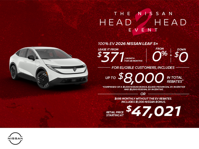 Get the 2026 Leaf S+ Today!