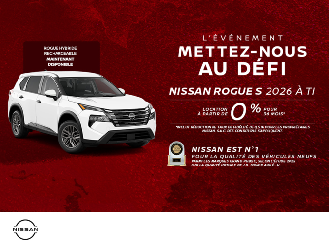 Obtenez le Rogue 2026 !