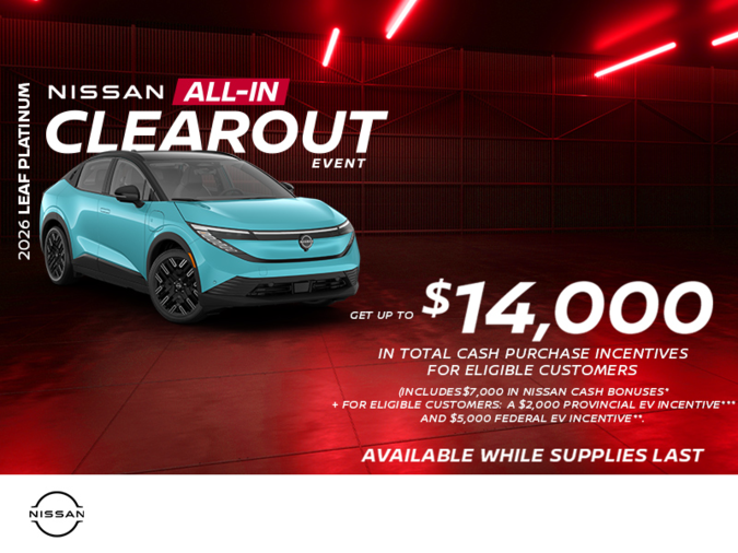 Get the 2026 Leaf Platinum Today!
