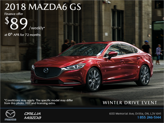 Orillia Mazda - Get the 2018 Mazda6 Today!