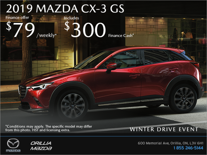 Orillia Mazda - Get the 2019 Mazda CX-3 Today!