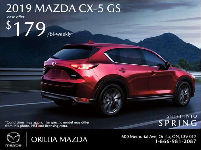 Orillia Mazda - Get the 2019 Mazda CX-5 Today!