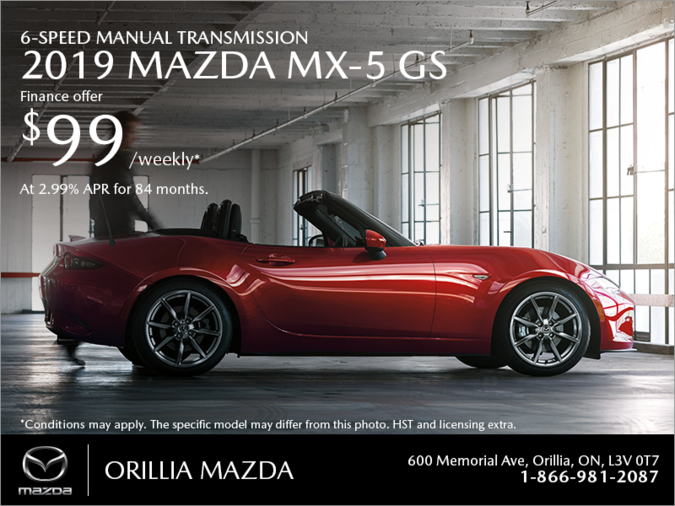 Orillia Mazda - Get the 2019 Mazda MX-5 Today!