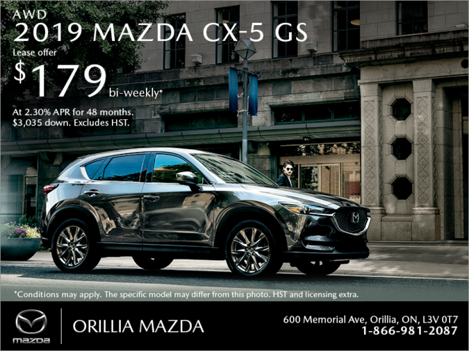 Orillia Mazda - Get the 2019 Mazda CX-5 Today!