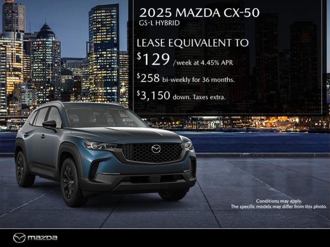 Pacific Mazda - Get the 2025 Mazda CX-50 Hybrid
