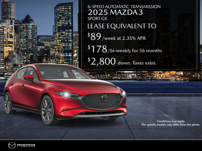 Pacific Mazda - Get the 2025 Mazda 3 Sport