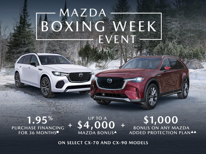 Pacific Mazda - The Mazda Boxing Week event