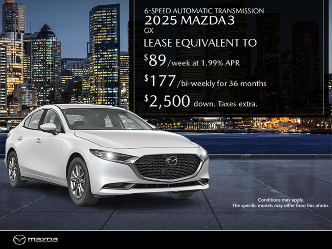 Pacific Mazda - Get the 2025 Mazda3