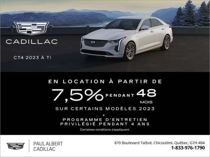 Cadillac CT4 2023