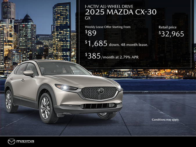 Get the 2025 Mazda CX-30