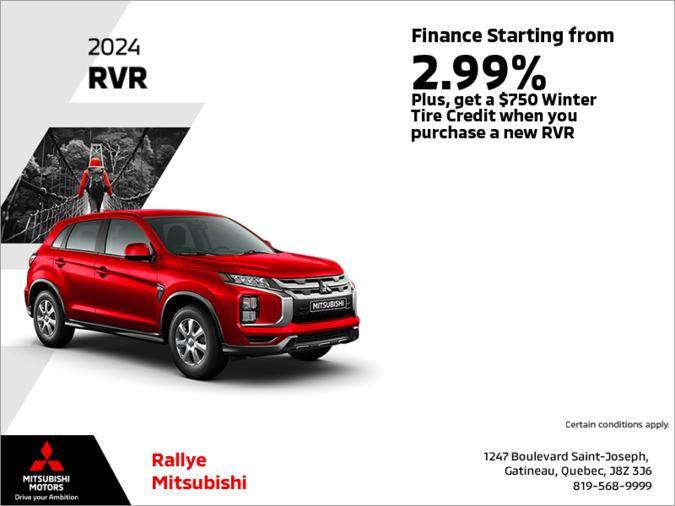 Get the 2024 Mitsubishi RVR