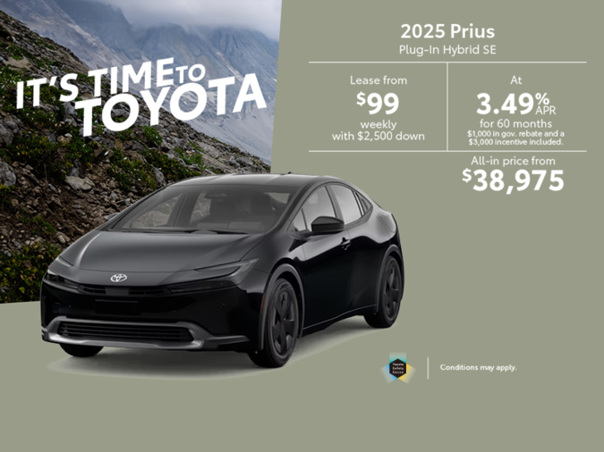2025 Toyota Prius Plug-In Hybrid