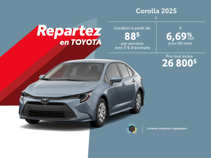 Toyota Corolla 2025