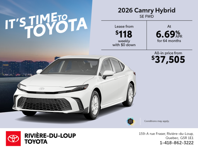 2026 Toyota Camry Hybrid