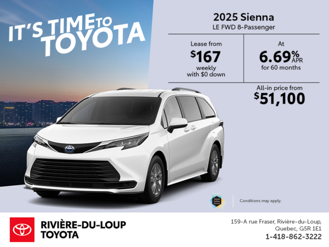 2025 Toyota Sienna Hybrid
